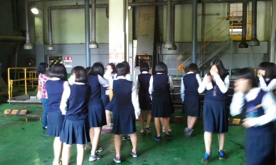 대전여자중학교 환경기초시설 견학 실시 이미지